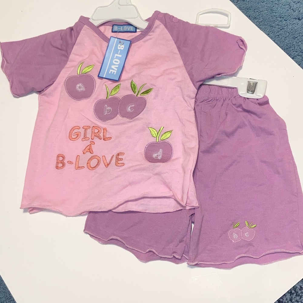 B-Love NWT 18-24 Months Baby Girl pyjama set